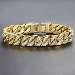 Miami Gold Curb  Bracelet