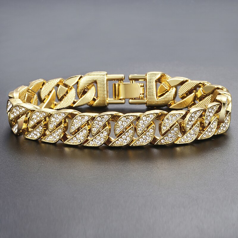 Miami Gold Curb  Bracelet